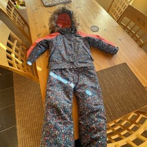 Kids one piece snow suit